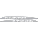 Bonnet Decals (Pair) for the Toyota LandCruiser 70 Series (Pre-DPF) (2007-2016) (view 2)