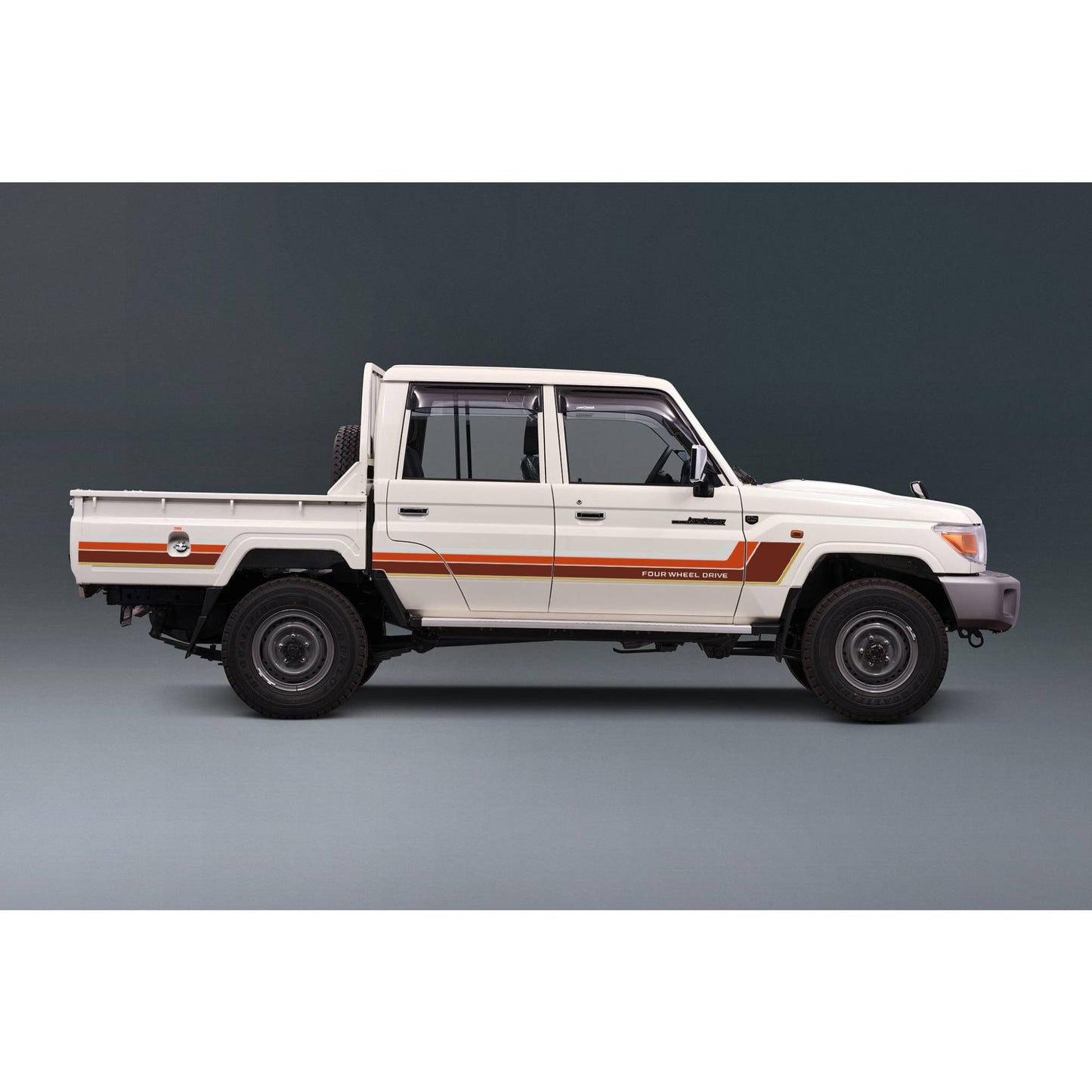 Decal Body Stripe Kit (Renmark) - 79 Series Dual Cab (2012-)