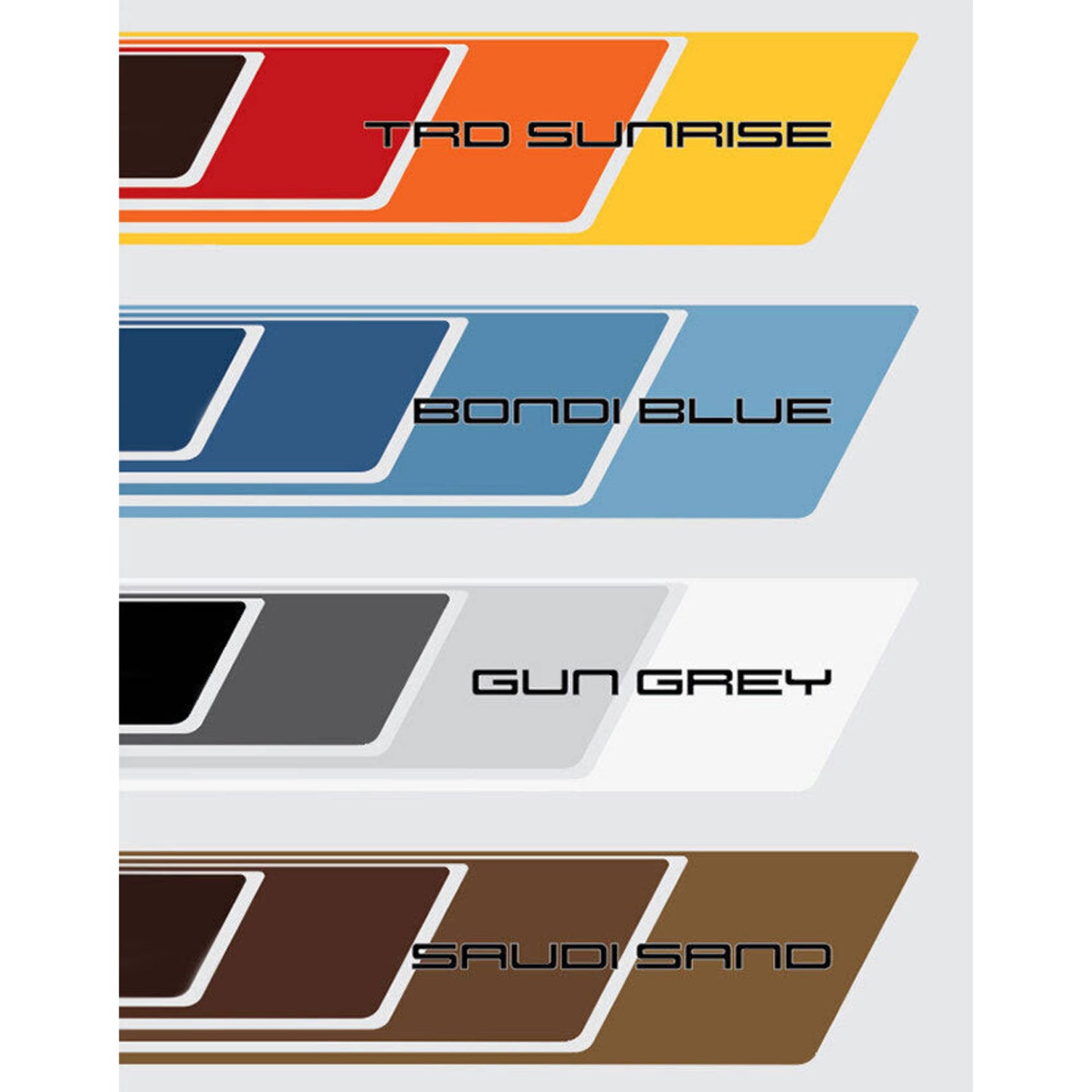 Decal Body Stripe Kit (Cobar) - 79 Series Dual Cab (2012-)