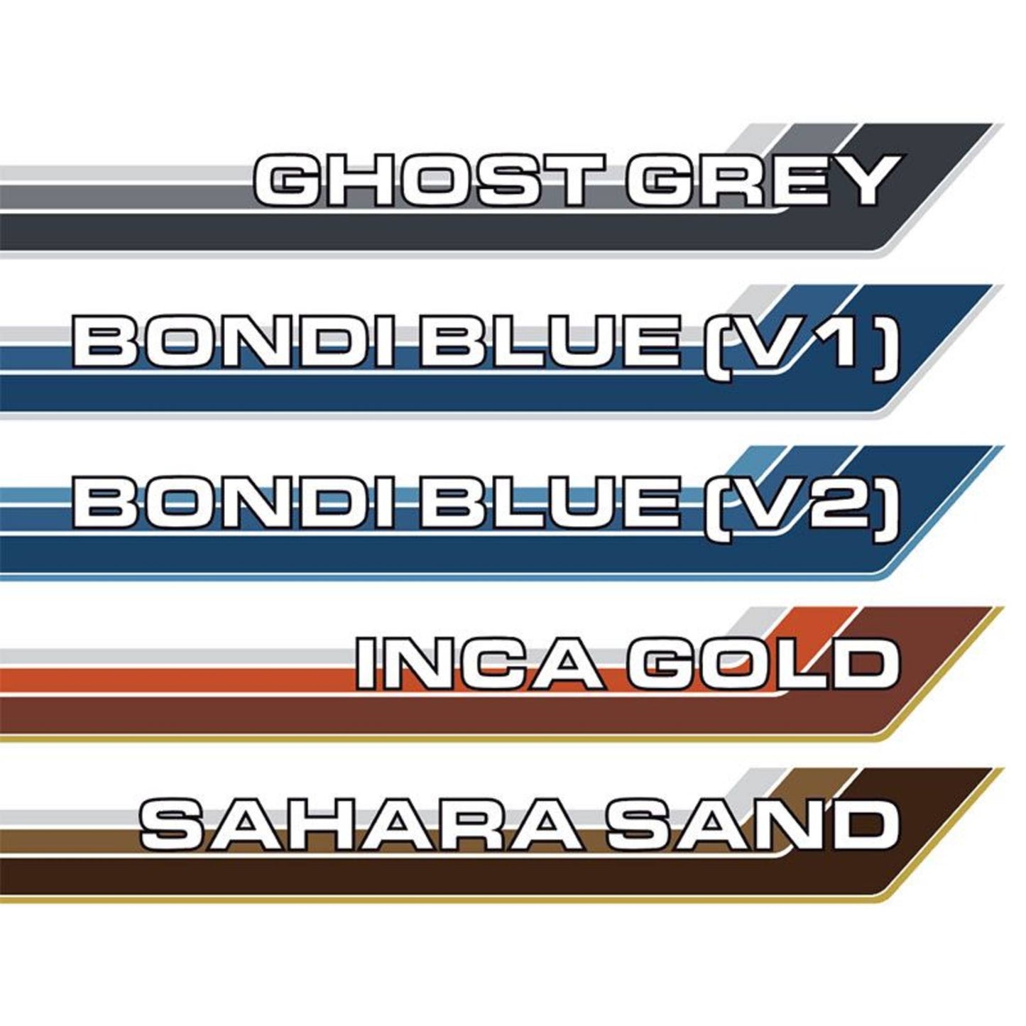 Decal Body Stripe Kit (Renmark Type-2) - 75 Series (1985–1999)