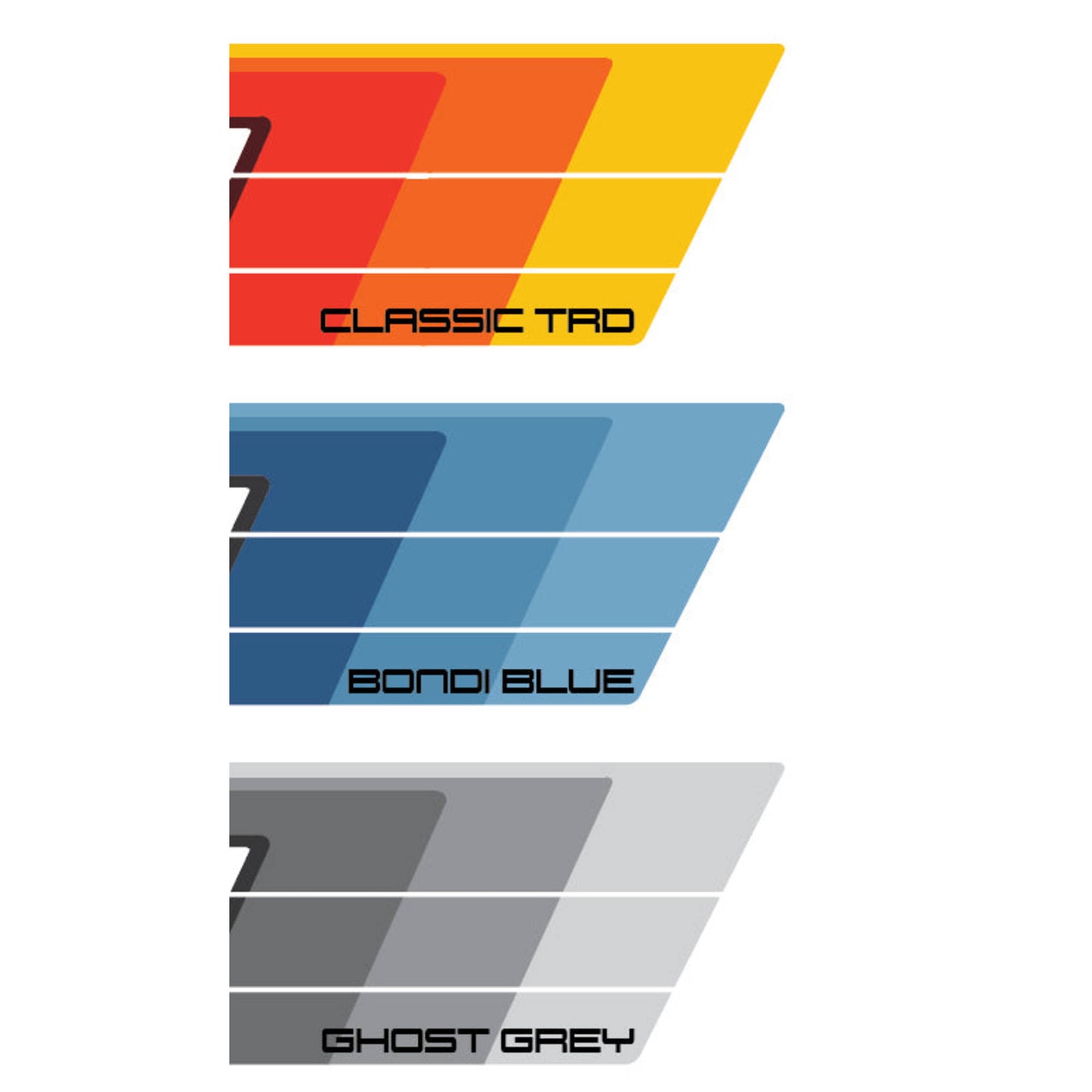Decal Body Stripe Kit (Tweed) - 75 Series (1985–1999)