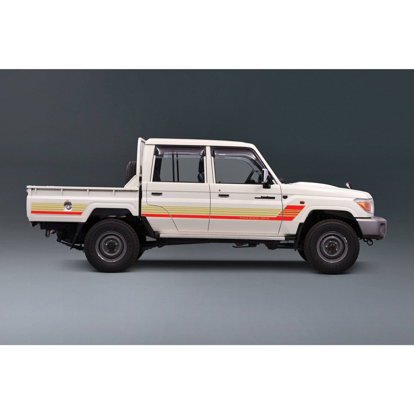Decal Body Stripe Kit (Townsville) for the Toyota LandCruiser 79 Series Dual Cab (2012-)