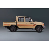 Decal Body Stripe Kit (Townsville) for the Toyota LandCruiser 79 Series Dual Cab (2012-) (view 7)