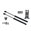 70 Series Land Cruiser Bonnet Gas Struts (Pair) kit contents including two gas struts, mounting brackets, ball studs and fixings