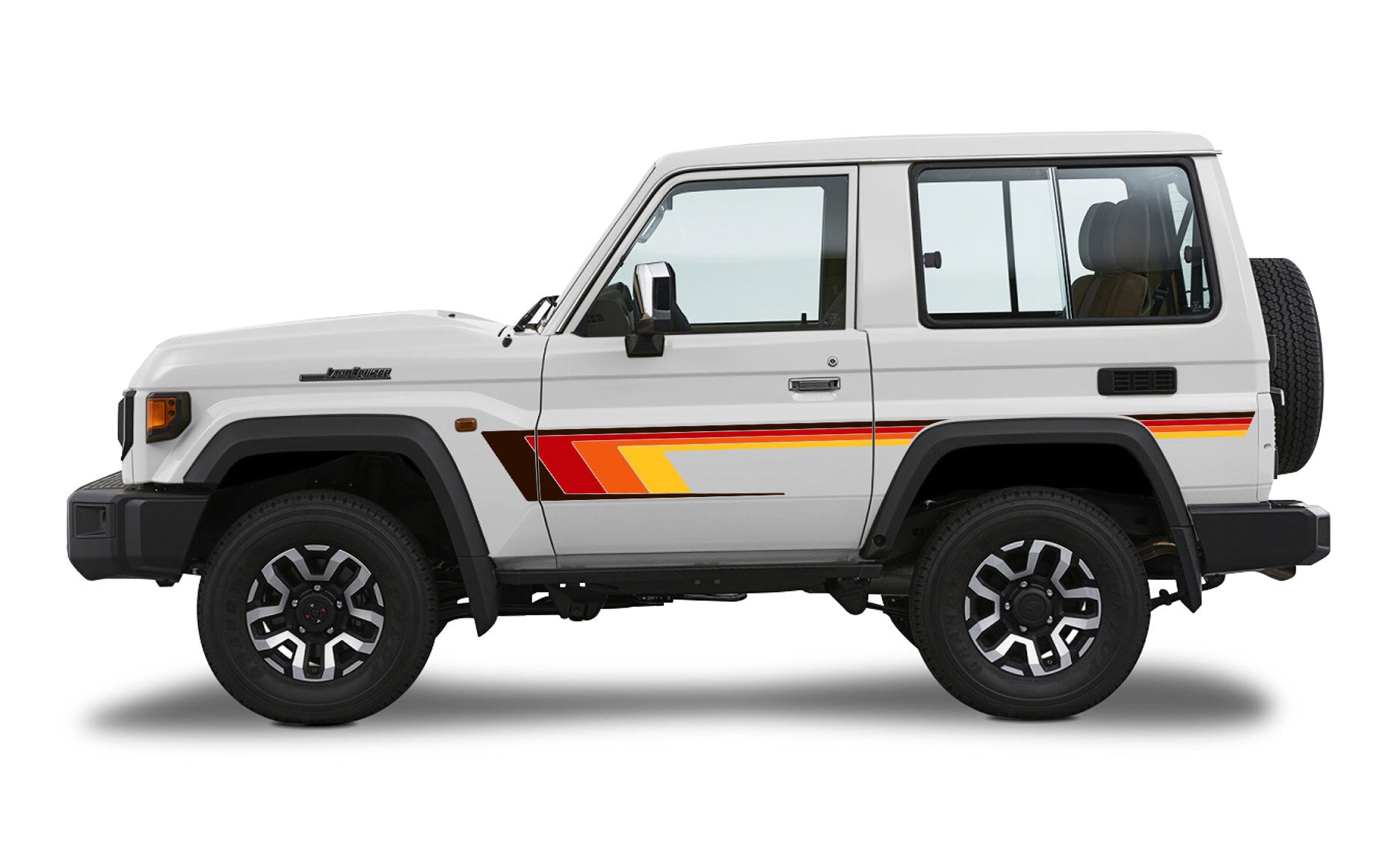 70 Series Land Cruiser Decal Body Stripe Kit (Broome) -  71 Series (2023-)
