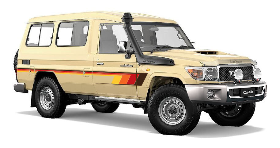 70 Series Land Cruiser Decal Body Stripe Kit (Broome) - 78 Series Troop Carrier (1999-)