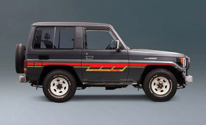 70 Series Land Cruiser Decal Body Stripe Kit (California) -  71 Series/Bundera (1984–)