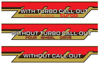 70 Series Land Cruiser Decal Body Stripe Kit (California) - 73/74 Series (1984–1990)