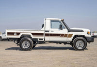 70 Series Land Cruiser Decal Body Stripe Kit (Cobar) - 79 Series Single Cab (1999-)