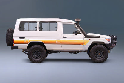70 Series Land Cruiser Decal Body Stripe Kit (Kiah River) - 78 Series Troop Carrier (1999-)