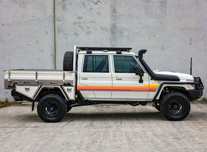 70 Series Land Cruiser Decal Body Stripe Kit (Limited Edition Renmark) - 79 Series Dual Cab (2012-)
