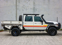70 Series Land Cruiser Decal Body Stripe Kit (Limited Edition Renmark) - 79 Series Dual Cab (2012-)