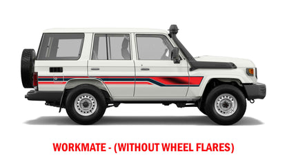 70 Series Land Cruiser Decal Body Stripe Kit (Mecca) - 76 Series (2007-)