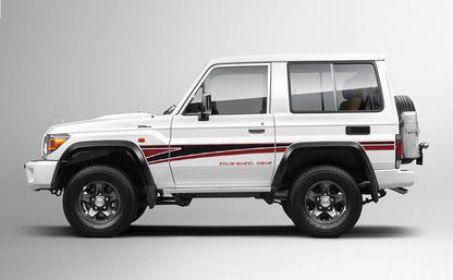 70 Series Land Cruiser Decal Body Stripe Kit (Narrabri) -  71 Series (2023-)