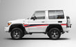 70 Series Land Cruiser Decal Body Stripe Kit (Narrabri) -  71 Series (2023-)