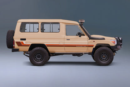 70 Series Land Cruiser Decal Body Stripe Kit (Renmark Type-2) - 78 Series Troop Carrier (1999-)