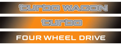 70 Series Land Cruiser Decal Body Stripe Kit (Talbot) -  71 Series/Bundera (1984–)