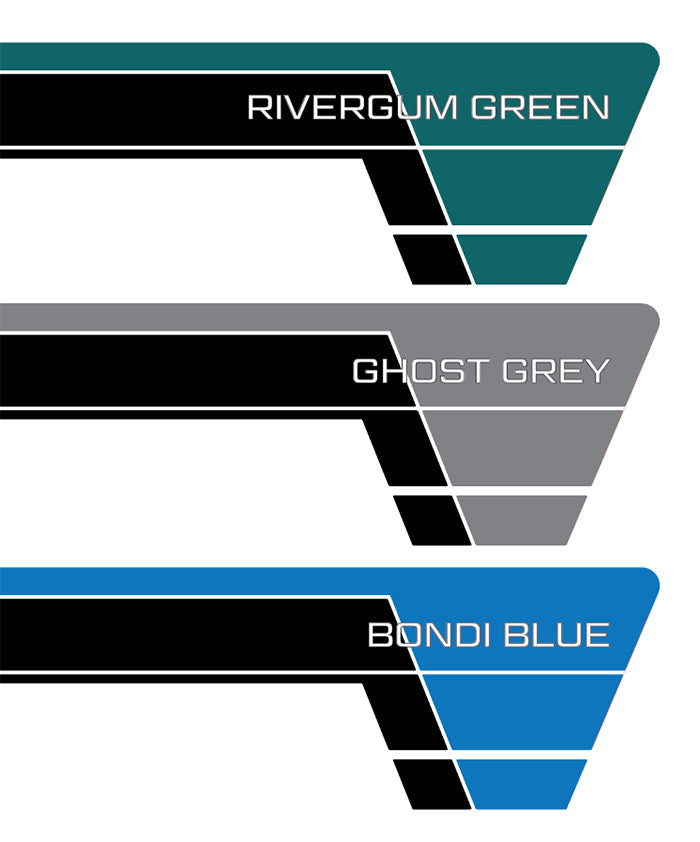 70 Series Land Cruiser Decal Body Stripe Kit (Toowoomba) - 75 Series Single Cab (1985-1999)