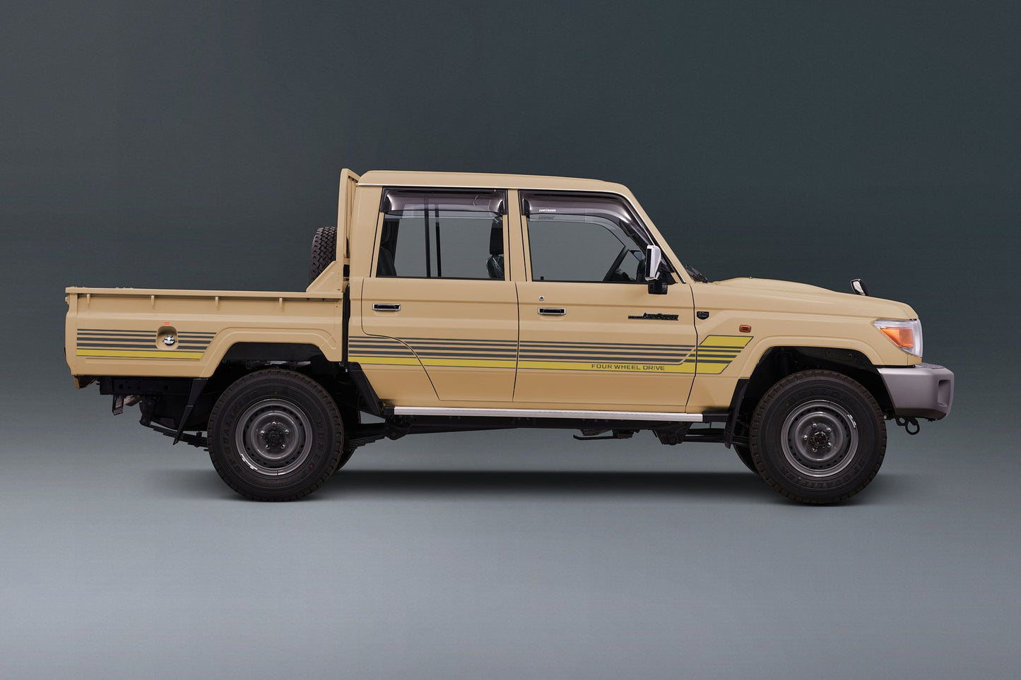 70 Series Land Cruiser Decal Body Stripe Kit (Townsville) - 79 Series Dual Cab (2012-)