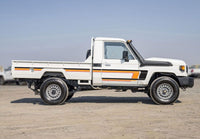 70 Series Land Cruiser Decal Body Stripe Kit (York) - 75/79 Series Single Cab (1985-)