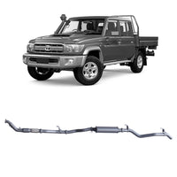 70 Series Land Cruiser Extreme Duty Exhaust - 79 Series Dual Cab (01/2012 - 10/2016)