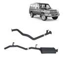 Performance 2.5" Exhaust System for the Toyota LandCruiser 75/78 Series 4.2L 1HZ
