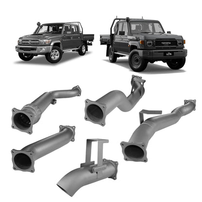 Toyota Land Cruiser Redback Extreme Duty 4" Turbo Back Exhaust for Toyota Landcruiser 79 Series Dual Cab (2012 - 2024)