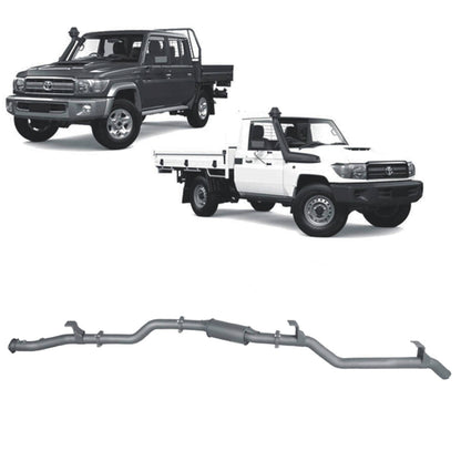 Toyota Land Cruiser Redback Extreme Duty Exhaust for Toyota Landcruiser 79 Series Single and Double Cab (11/2016 - on)
