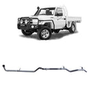 Extreme Duty 3" Factory Dump Pipe Back Exhaust for the Toyota LandCruiser 79 Series 4.2L TD (01/2001 - 01/2007) (view 4)
