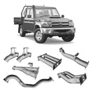 Extreme Duty Twin 4" DPF Back Exhaust for the Toyota LandCruiser 79 Series (view 13)
