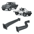 Extreme Duty 3" DPF Back Exhaust for the Toyota LandCruiser 79 Series w/ Auxiliary Fuel Tank (11/2016 - On) (view 8)