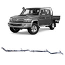 Extreme Duty 3" Turbo Back Exhaust for the Toyota LandCruiser 79 Series Dual Cab w/ Auxiliary Fuel Tank (01/2012 - 1 (view 4)