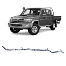 Extreme Duty 3" Turbo Back Exhaust for the Toyota LandCruiser 79 Series Dual Cab w/ Auxiliary Fuel Tank (01/2012 - 10/2016)
