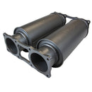 Extreme Duty Twin 4" Turbo Back Exhaust w/ Resonator for the Toyota LandCruiser 79 Series Dual Cab (view 5)